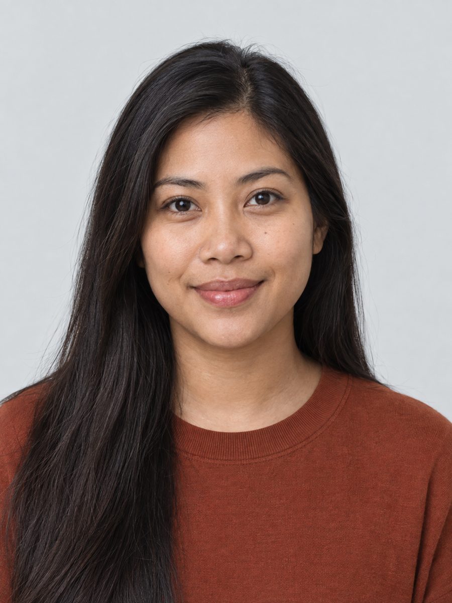 AI-generated fictional portraits — left reference