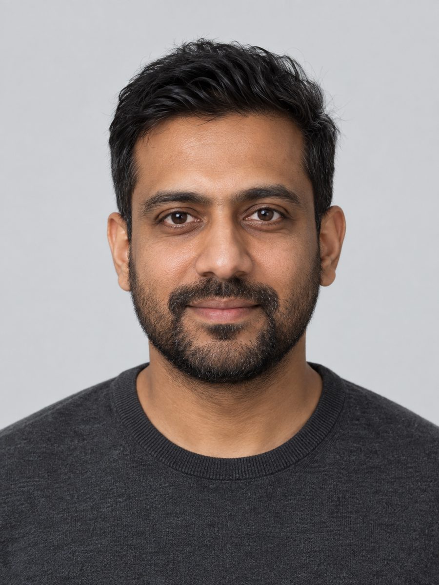 AI-generated fictional portraits — left reference