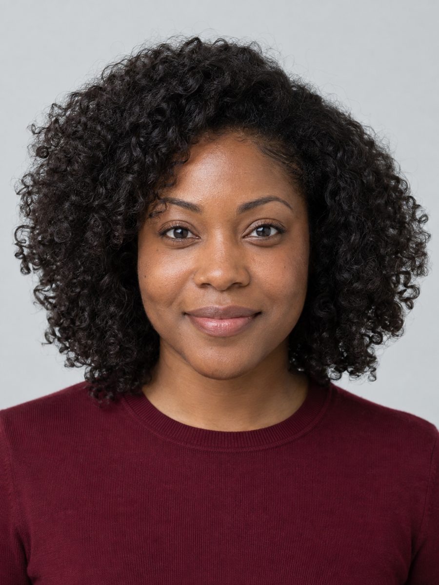 AI-generated fictional portraits — left reference